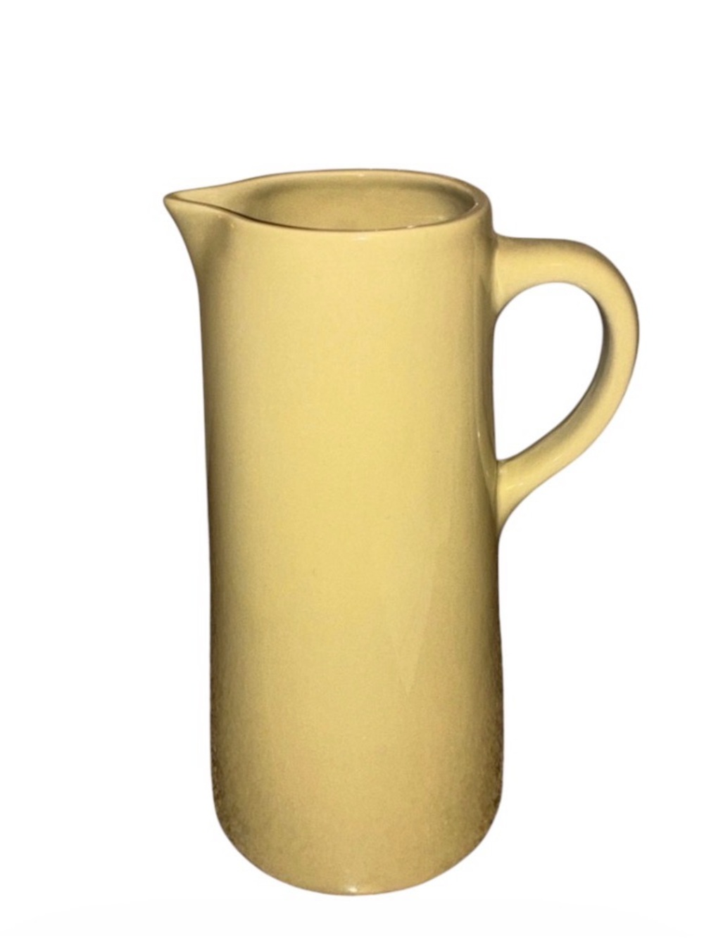 PotteryBarn Studio Ceramic Pitcher Barbara Eiger Tan